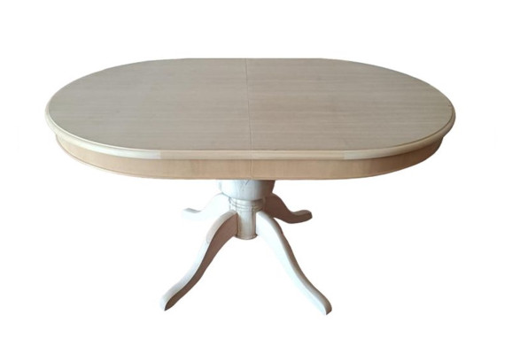 Round Dining table Dining room Tables Living room Round Table 135 x 91 cm Wood Furniture