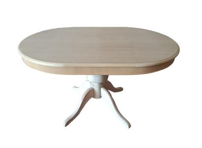 Round Dining table Dining room Tables Living room Round Table 135 x 91 cm Wood Furniture