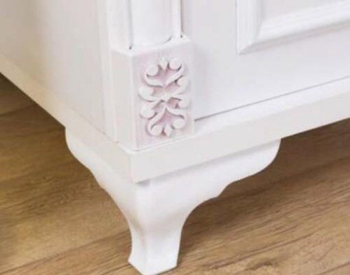 Bedroom Furniture Wood Wardrobe Wardrobe Country House Style White new