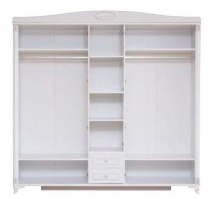 Bedroom Furniture Wood Wardrobe Wardrobe Country House Style White new