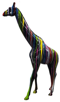 Designer Figures Modern Decorations Garden Giraffe Statue Sculpture Sculptures