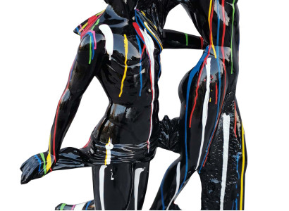 Designer Abstract Decoration Modern Figure Dance Couple Sculptures Garden Figures