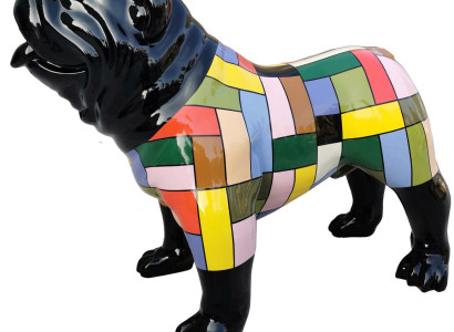 Dog design figures sculptures modern bulldog sculpture decoration new sculptures