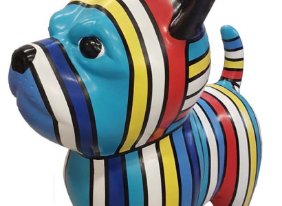 Designer Figure Statue Modern Figures Decoration Dog Sculpture Sculptures Garden