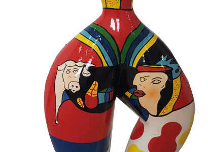 Designer Abstract Figures Modern Decorations Figures Woman Sculpture Sculptures