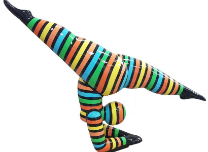 Design Figures Sculptures Modern Abstract Sculpture Woman Acrobat Decoration