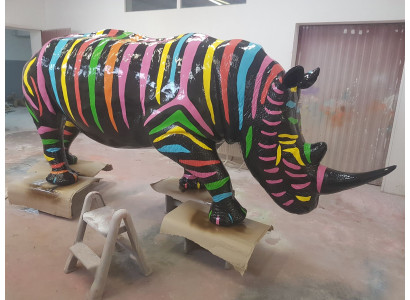 Abstract figure statue garden figures decoration statues sculptures rhino new