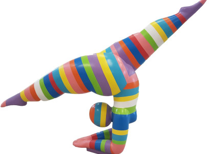 Design Figures Sculptures Modern Abstract Sculpture Woman Acrobat Decoration