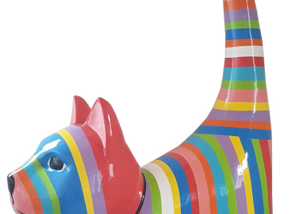 Designer Abstract Figure Modern Figures Decoration Cat Sculptures Colorful new