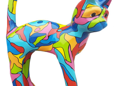 Designer Abstract Figure Modern Figures Decoration Cat Figures Sculptures Decoration