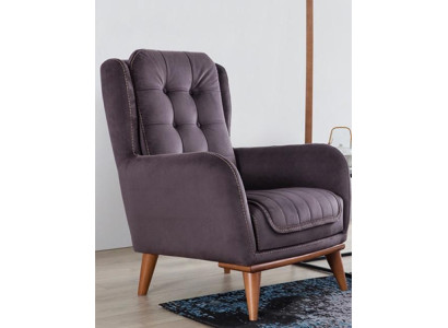 Chesterfield Armchair Relax Club Sofa Single Seater Couch Upholstery Furniture Brown