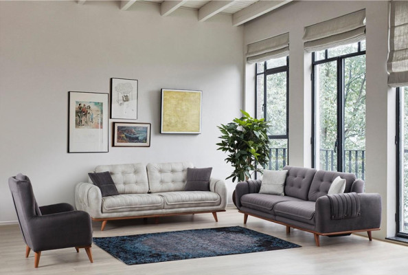 Three Seater Sofa Couch Upholstery Furniture Multifunction Couches Sofas 216cm