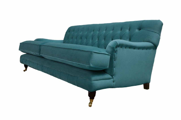 Sofa 3 Seater Fabric Design Couch Upholstery Sofas Textile Modern Chesterfield 1