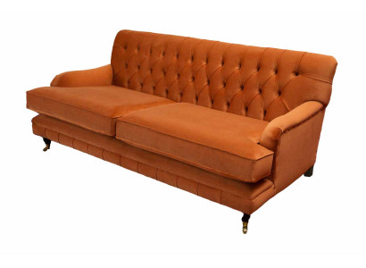 Three Seater Sofa 3 Seat Fabric Chesterfield Modern Design Living room Couch