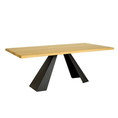 Dining table Wood Tables Living Dining Room Table Solid wood 240x100cm Dining tables Solid
