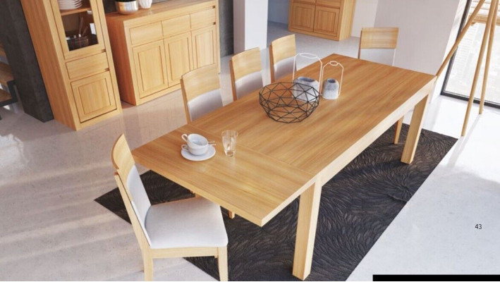 Dining room Group Complete Set Suite 7tlg Table Tables Solid Wood Furniture new