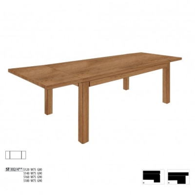 Dining table Wood Tables Living Dining Room Table Solid wood 140x90cm Dining tables Solid