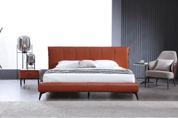 Upholstery Double Beds Metal Design Luxury Bed Bedroom Italian