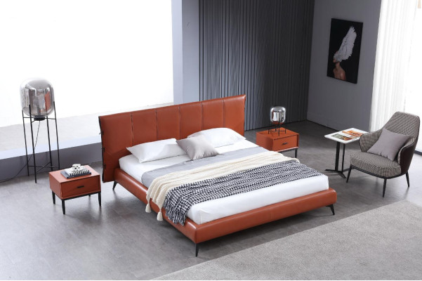 Upholstery Double Beds Metal Design Luxury Bed Bedroom Italian