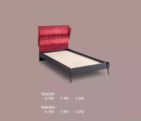 Design Bed Childrens bed colorful modern youth bed wooden furniture 120x200cm