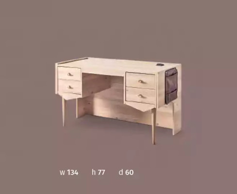 Design Youth Room Bedroom Bed Set Wardrobe Desk 3pcs.