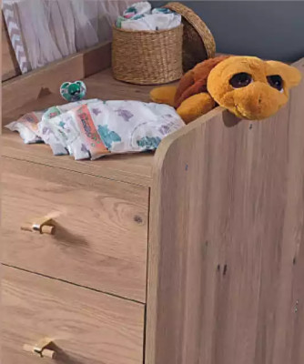 Infant Bedroom Complete room Baby Bed Wardrobe Chest of drawers 3pcs.