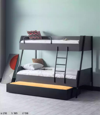 Youth bed Childrens bed Kids Design Modern Bed Childrens room Beds Wood