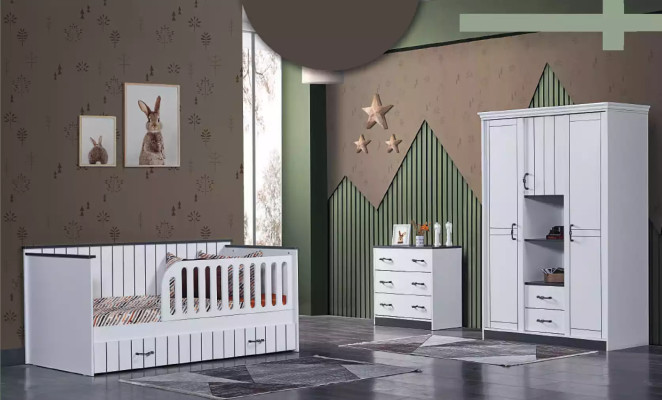 Modern Furniture Design Children's Beds Bed White Childrens room new