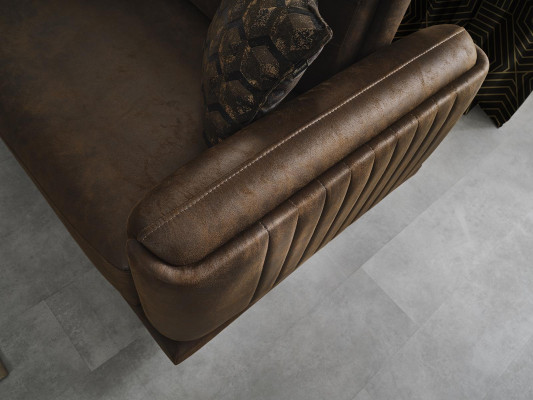 Four Seater Sofa 4 Seater Sofas Imitation leather Brown Living room Luxury
