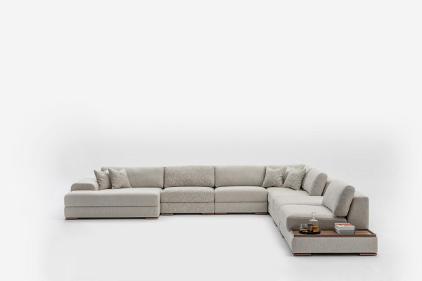 Sofas U-shape Modern Design Furniture Luxury Living room Gray Corner sofa new