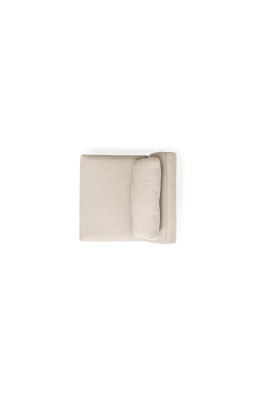 Sofa U-shape Living room Corner sofa Beige Upholstered sofa Design Modern