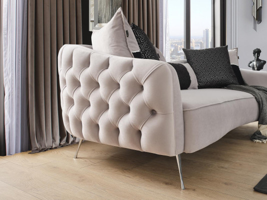 Modern Sofa set Sofa 3 Seater Armchair Three Seater Fabric White Polyester Set