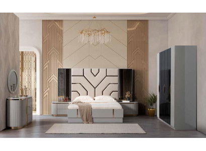 Luxury Bedroom Wardrobe Modern Wardrobe with Mirror