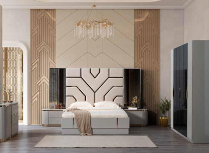 Luxury Bedroom Wardrobe Modern Wardrobe with Mirror