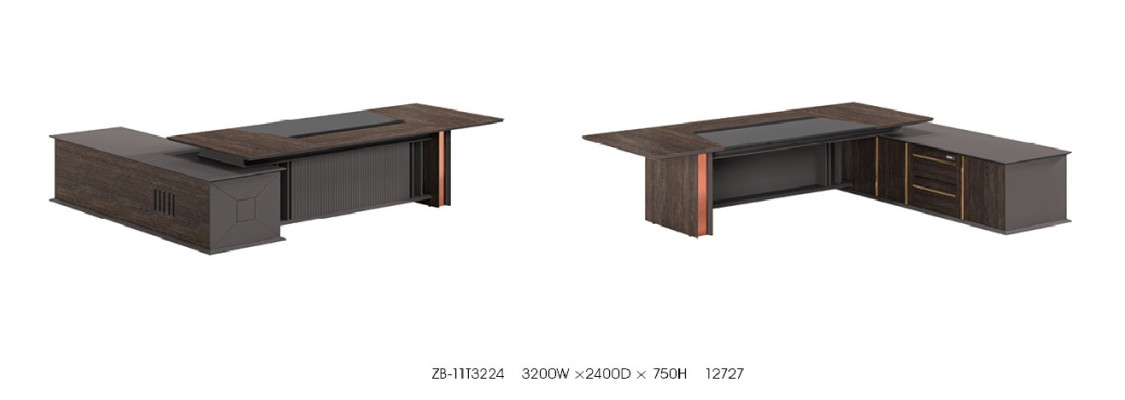 Desk Table Office Furnishings Work table Law firm Filing cabinet 2-piece.