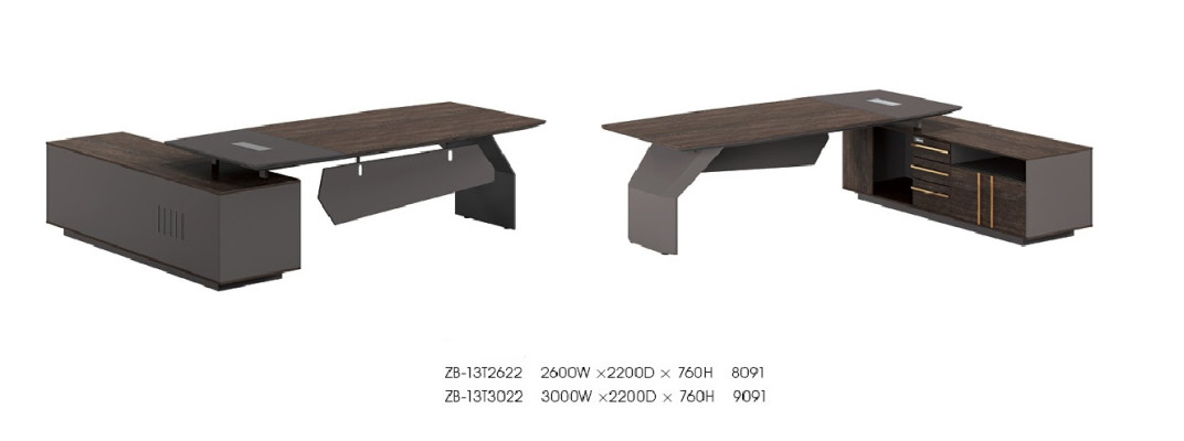 Office Furnishings 2 pcs. Set Desk Tables Chef Table Filing cabinet