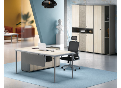 Desk Filing cabinet Office Furnishings Furniture Desks Tables 2-piece set