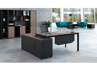 Desk with Shelf Home Office Office Furnishings Decorative Furniture Desk