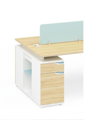 Call Center 4 Workstations Desk Office Furniture Furnishings Equipment