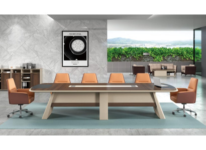 Conference table Table Meeting meeting table Tables 6 Armchair 7 pieces. suite