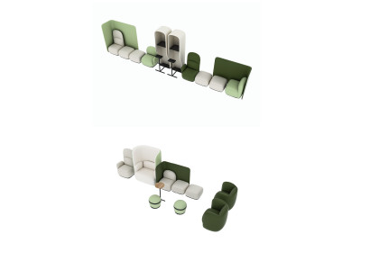 Armchair Waiting Room Set Seat Upholstery Suite Law Firm Practice Hotel Office Office