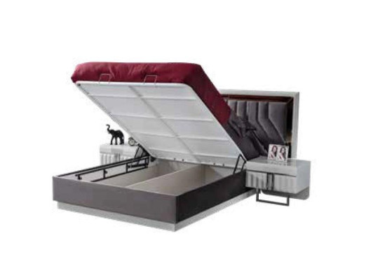 Design Bedroom Furniture Wardrobe Set Bed Complete e Furnishings 4pcs.