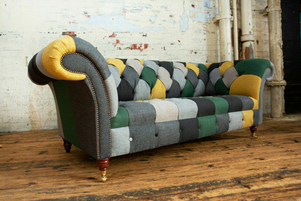 Three Seater Couch Upholstery Design Sofa 3 Seat Sofas Room Furniture Green Modern