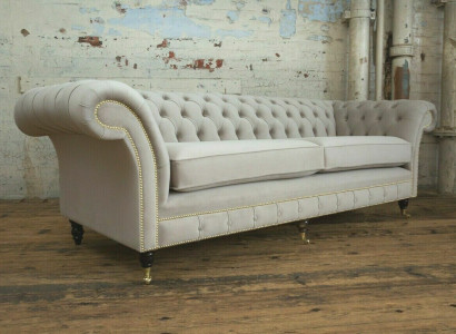 Sofa 4 Seater xxl Couch Seat Upholstery Sofas Couches Chesterfield Design