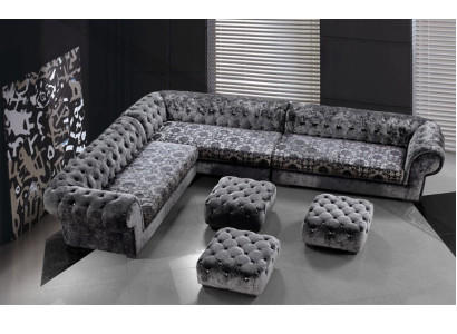 Design three-seater seater set sofa upholstery couch modern luxury 250x350cm