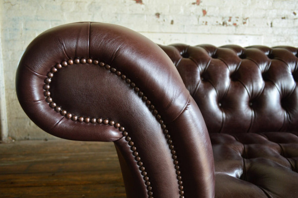 Sofa 4 Seater Couch design Chesterfield Upholstery Seat Suite Leather Textile new
