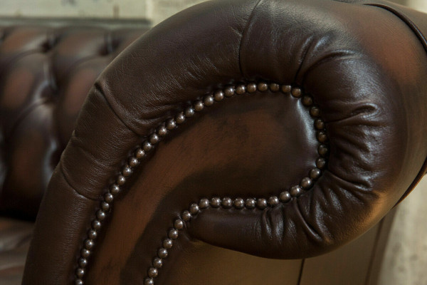 Classic Chesterfield Leather Upholstery Luxury Sofa Design Couch Sofas 4 Seater new