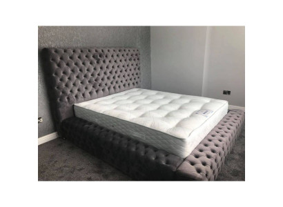 Modern Stylish Chesterfield Bed Bedroom Beds Textile Furniture