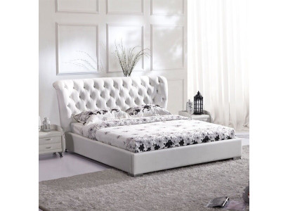 Chesterfield Bed Bedroom Beds Textile 180x200cm Velvet Big Hotel Beds new