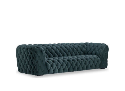 Extra Luxury Class Sofa - Chesterfield Big XXL Couch - Four Seater Seat Upholstery